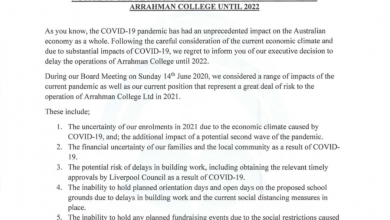 Photo of Arrahman College commencement delayed to 2022